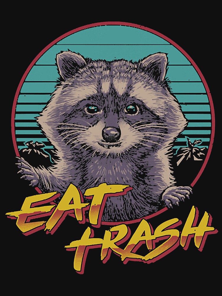 Eat Trash Back Print by giftdosier T-Shirts, Hoodie, Sweatshirt | BlankRebels.com (Image 3)