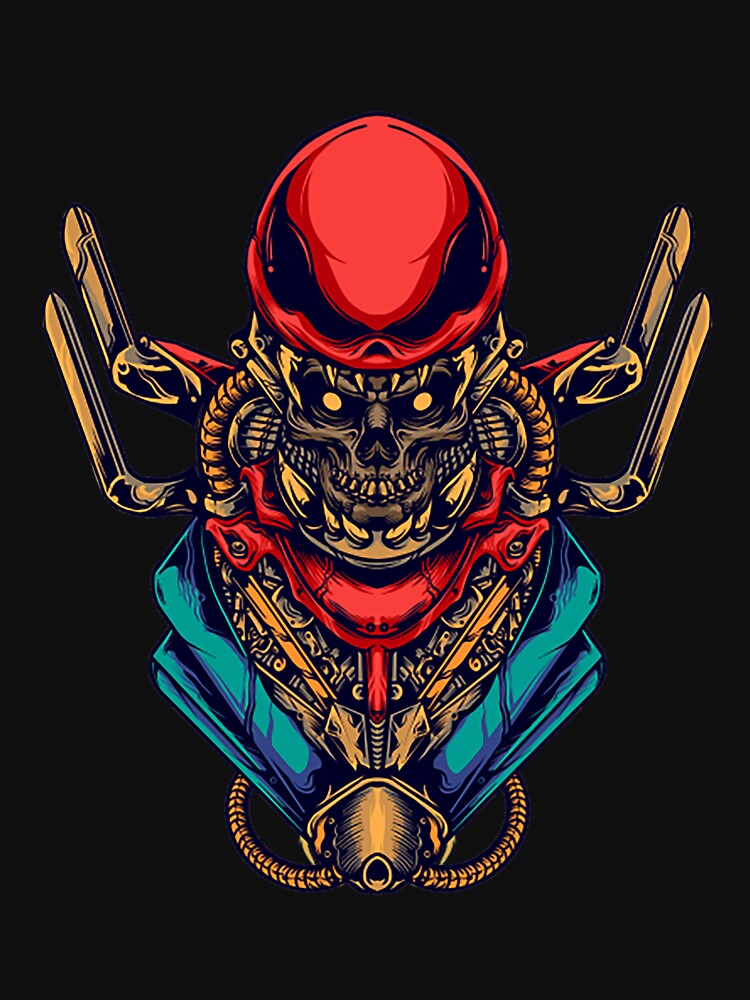 Cyberpunk T-ShirtSkull Cyberpunk by HillCosim T-Shirts, Hoodie, Sweatshirt | BlankRebels.com (Image 3)