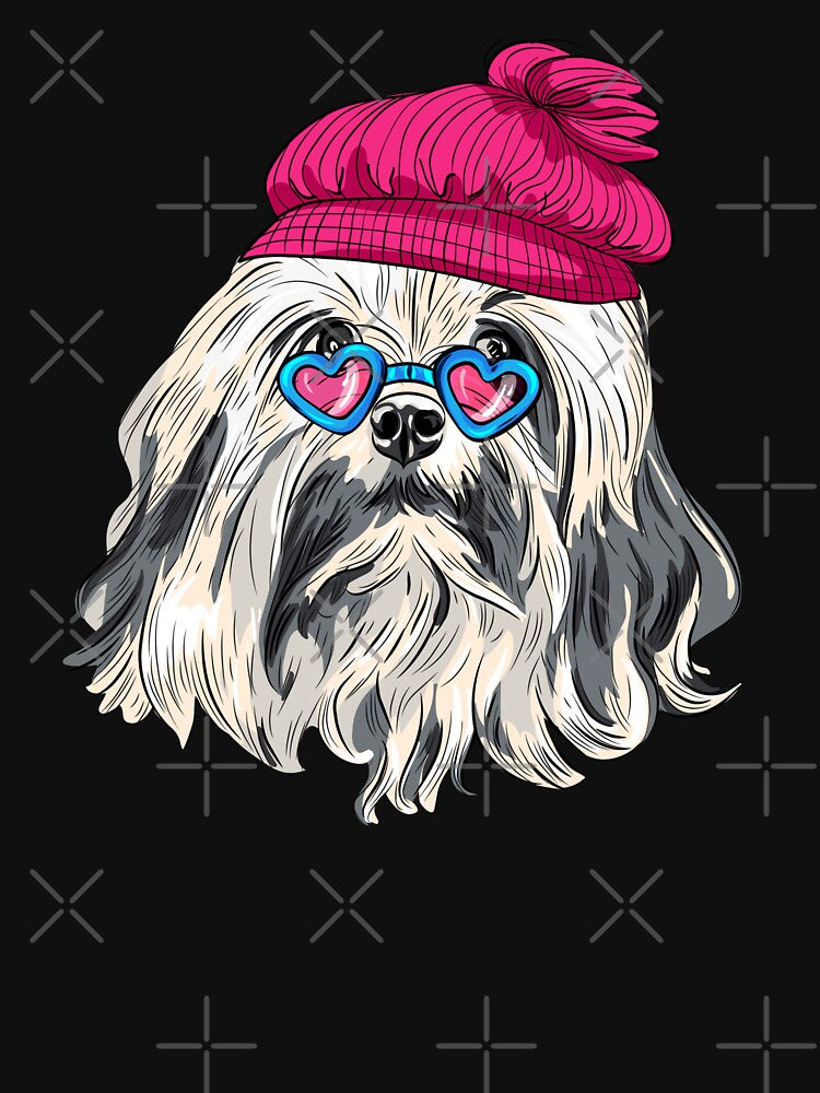 Vintage Hippie Dog Face by joseech T-Shirts, Hoodie, Sweatshirt | BlankRebels.com (Image 3)