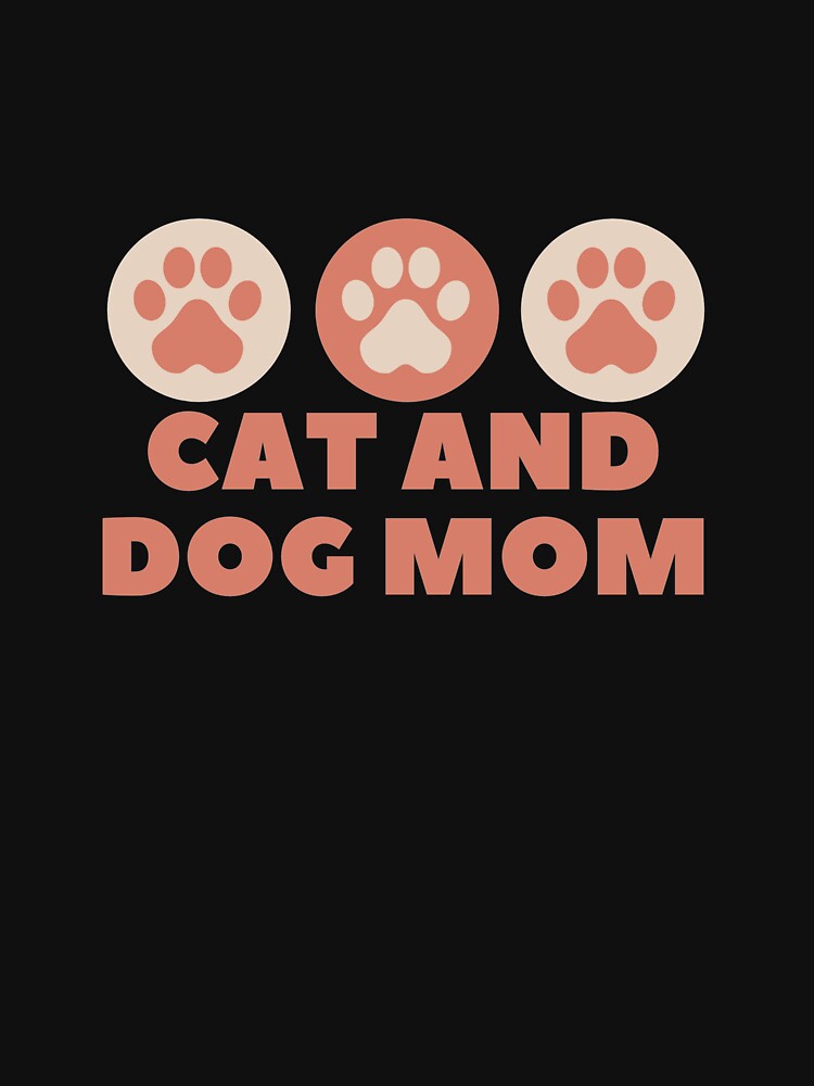 Cat and Dog Mom by Skaters T-Shirts, Hoodie, Sweatshirt | BlankRebels.com (Image 3)