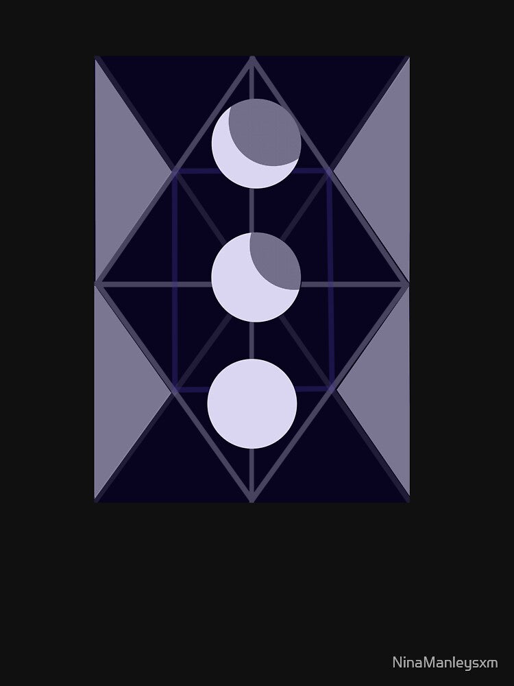 Geometric Moons by NinaManleysxm T-Shirts, Hoodie, Sweatshirt | BlankRebels.com (Image 3)