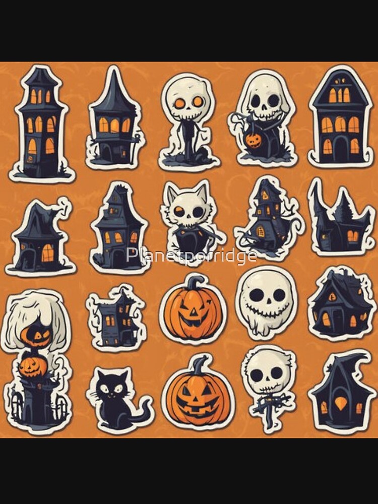 Goofy Halloween Pattern by Planetporridge T-Shirts, Hoodie, Sweatshirt | BlankRebels.com (Image 3)
