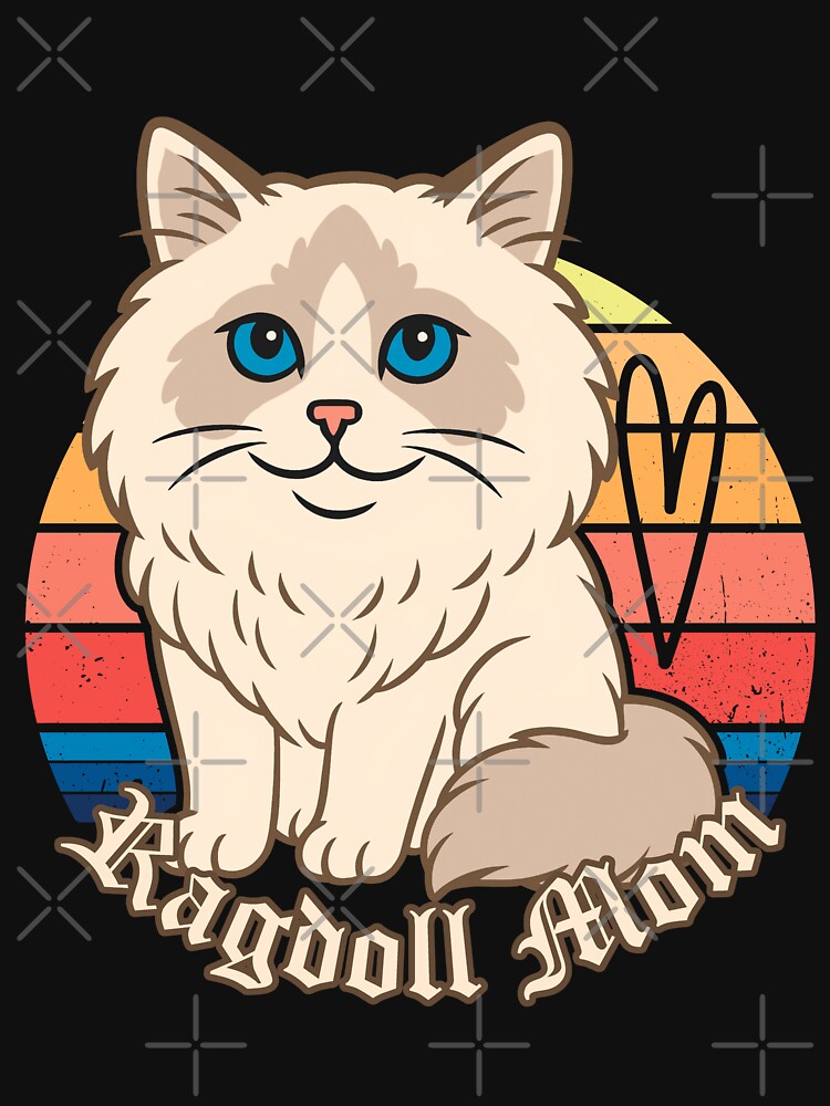 Retro Ragdoll Cat Mom Vintage by kaszczyszko T-Shirts, Hoodie, Sweatshirt | BlankRebels.com (Image 3)
