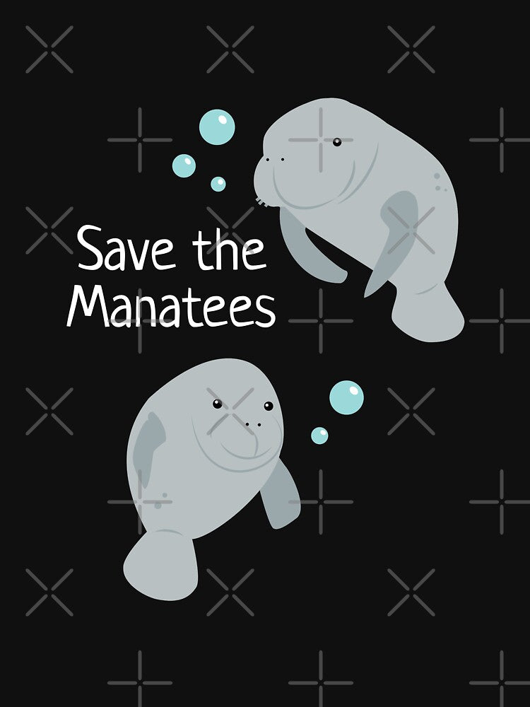 Save the Manatees by DinoKate T-Shirts, Hoodie, Sweatshirt | BlankRebels.com (Image 3)