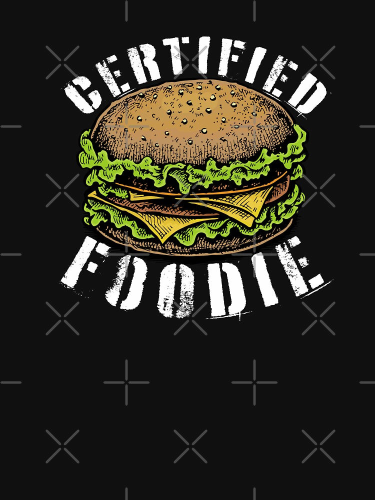 Burger Certified Foodie by Aethel84 T-Shirts, Hoodie, Sweatshirt | BlankRebels.com (Image 3)