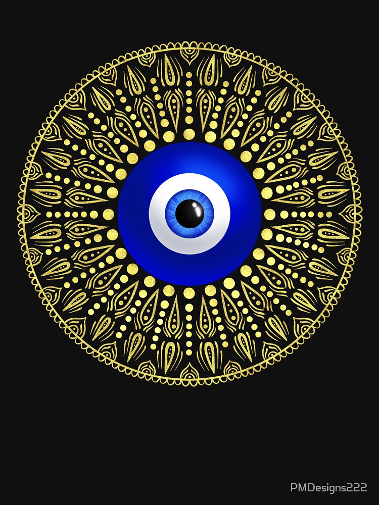 Evil eye gold circle mandala by PMDesigns222 T-Shirts, Hoodie, Sweatshirt | BlankRebels.com (Image 3)