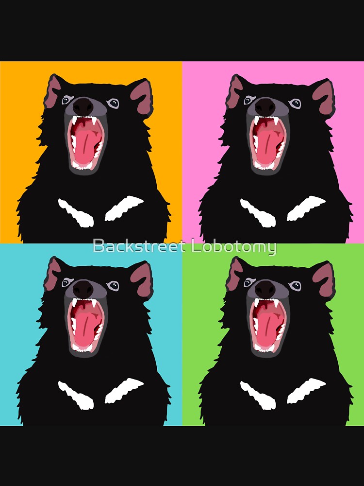Tassie Devil Pop Art by Backstreet Lobotomy T-Shirts, Hoodie, Sweatshirt | BlankRebels.com (Image 3)