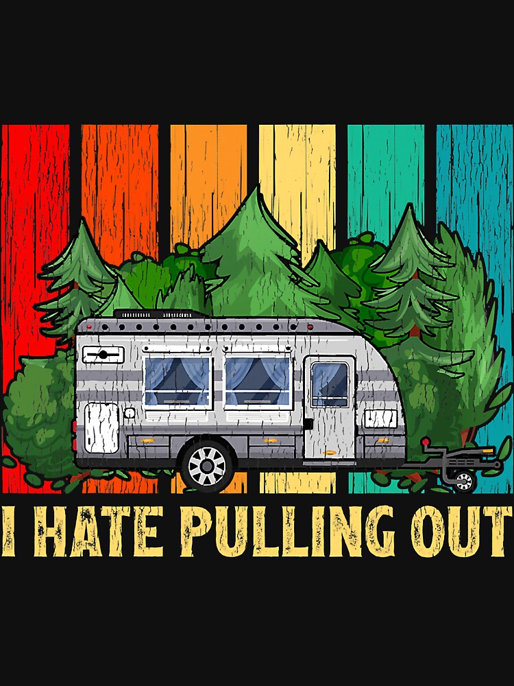 Vintage Retro Mountains Rv Camping I by SkyCloudBlue T-Shirts, Hoodie, Sweatshirt | BlankRebels.com (Image 3)