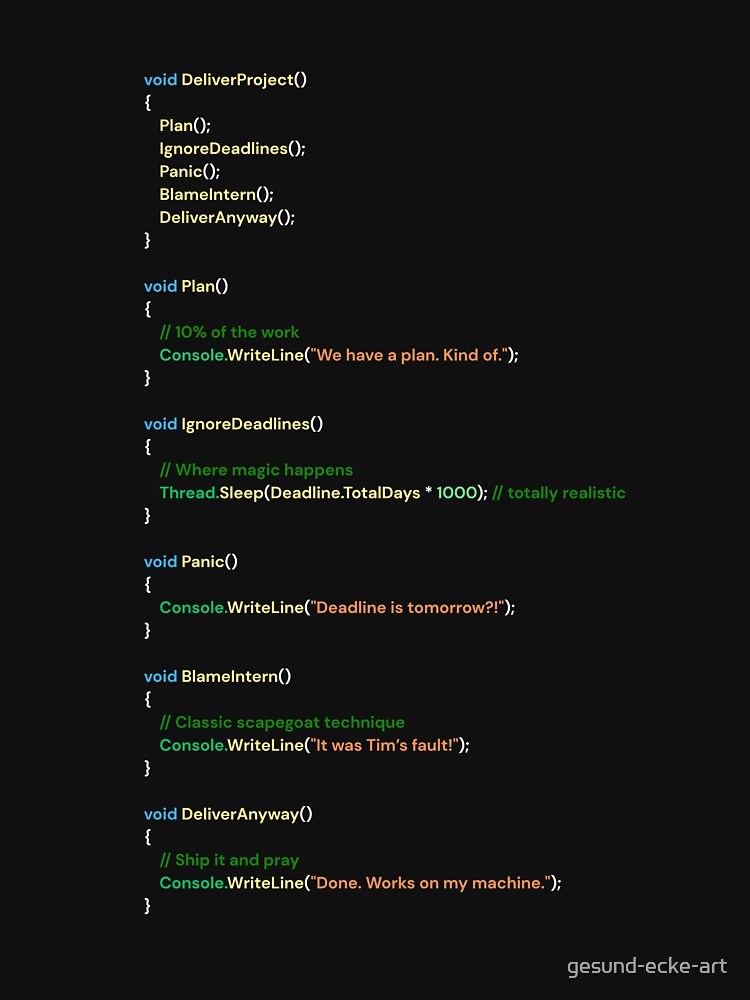 The Perfect Project Plan – Developer Edition by gesund-ecke-art T-Shirts, Hoodie, Sweatshirt | BlankRebels.com (Image 3)