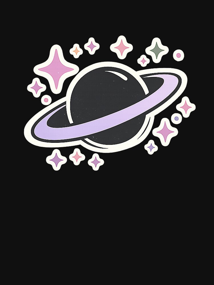 Graphic tee Galaxy Planet Design by Lulu Shop Hoodie, Sweatshirt | BlankRebels.com (Image 3)