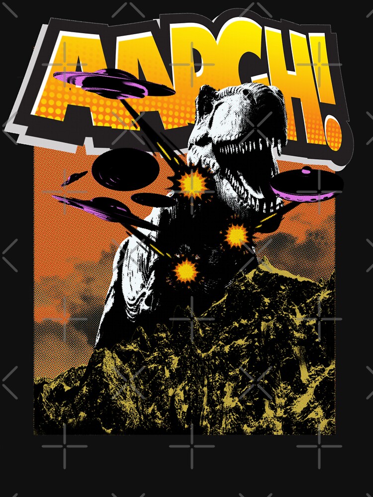Dinosaur AARGHHH!! Vtg by Childy T-Shirts, Hoodie, Sweatshirt | BlankRebels.com (Image 3)