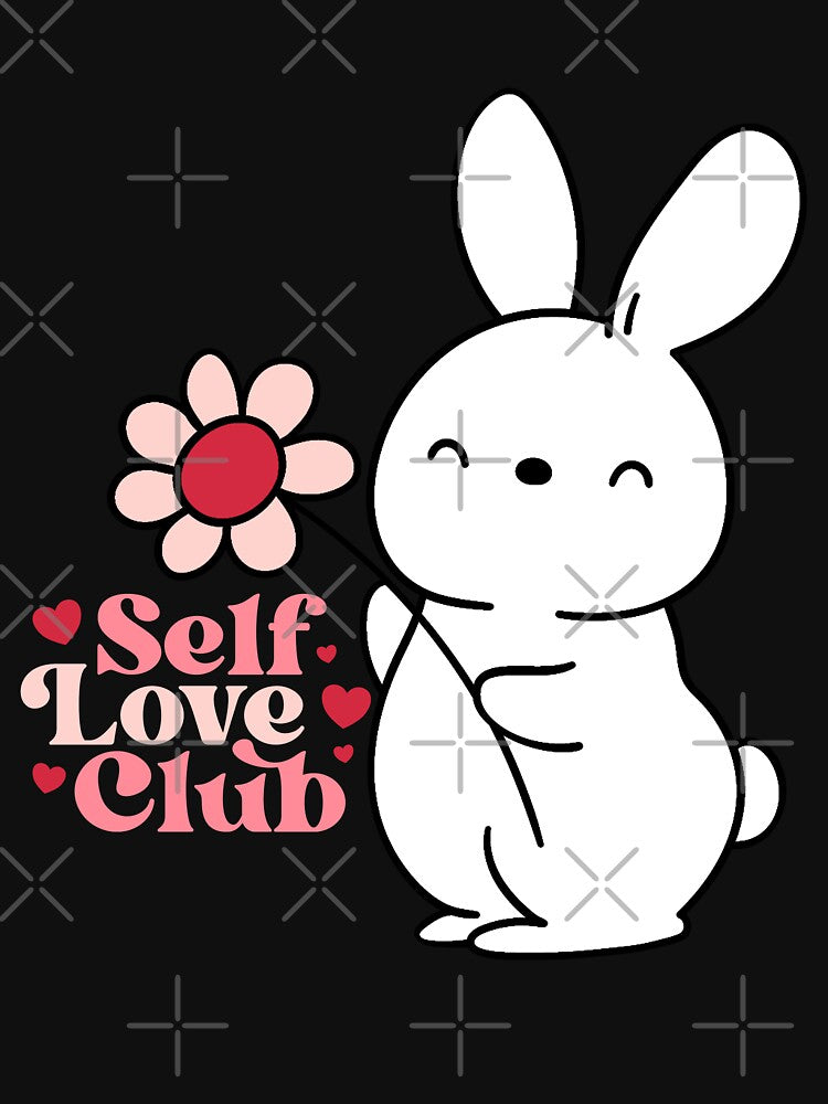 Cute Bunny Self Love Club by Simplystik T-Shirts, Hoodie, Sweatshirt | BlankRebels.com (Image 3)