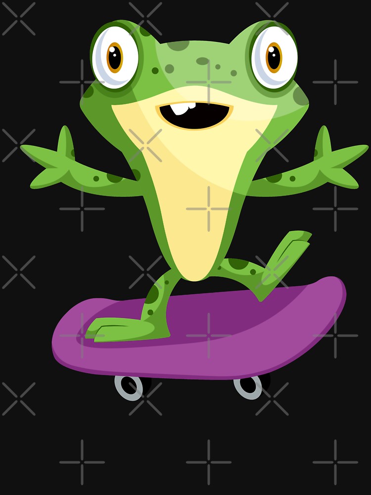 Frog on a Skateboard by Imaginative Expressions⭐️ ⭐️ ⭐️ ⭐️ ⭐️ T-Shirts, Hoodie, Sweatshirt | BlankRebels.com (Image 3)