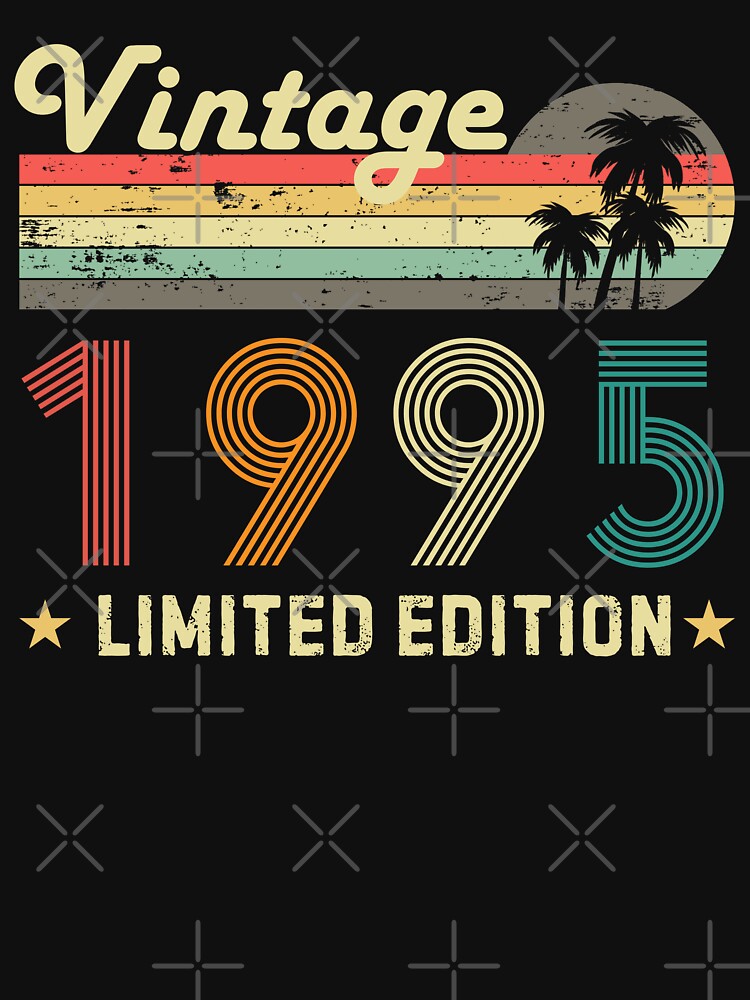 Vintage 1995 Limited Edition Retro Sunset by Adrian Kane T-Shirts, Hoodie, Sweatshirt | BlankRebels.com (Image 3)