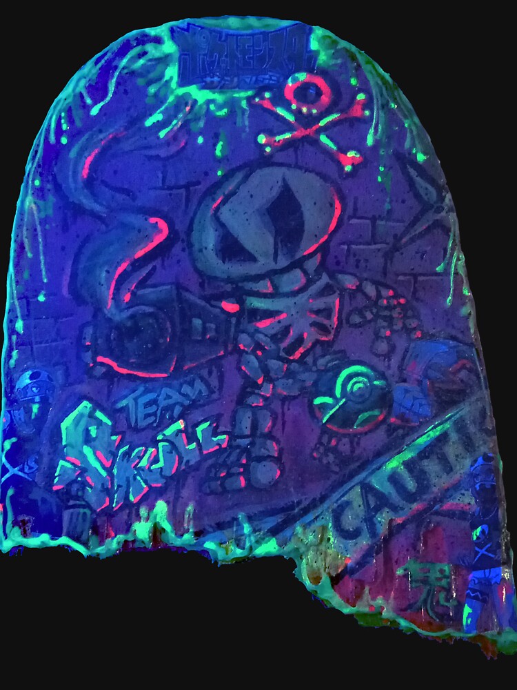 Exclusive Team Skull Skeleton (Black light) by tOkKa T-Shirts, Hoodie, Sweatshirt | BlankRebels.com (Image 3)