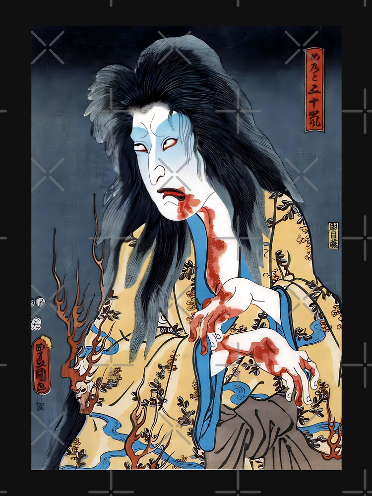 Ghost of Wetnurse Igarashi Japanese Horror Art by Karianne Potter T-Shirts, Hoodie, Sweatshirt | BlankRebels.com (Image 3)