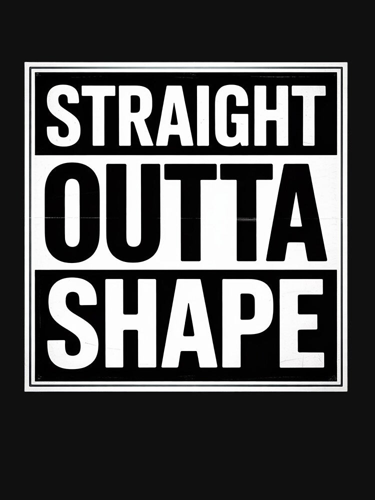 Straight Outta Shape - Workout by czechascheledu T-Shirts, Hoodie, Sweatshirt | BlankRebels.com (Image 3)