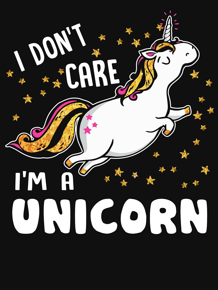 Unicorn - I'm A Unicorn I Don't Care by UnknownArtistt T-Shirts, Hoodie, Sweatshirt | BlankRebels.com (Image 3)
