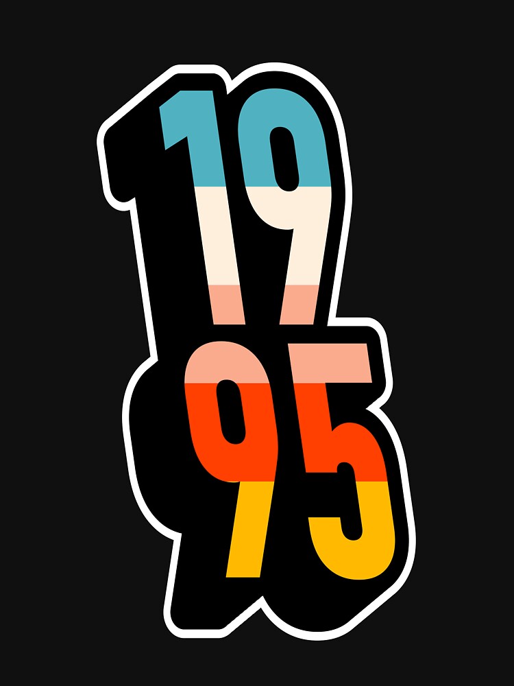 1995 Retro Geometric Typography by MZS Studio T-Shirts, Hoodie, Sweatshirt | BlankRebels.com (Image 3)