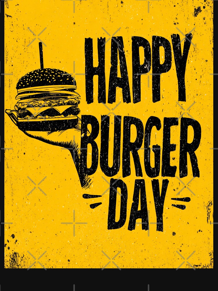 Happy Burger Day by StudioRedKoala T-Shirts, Hoodie, Sweatshirt | BlankRebels.com (Image 3)