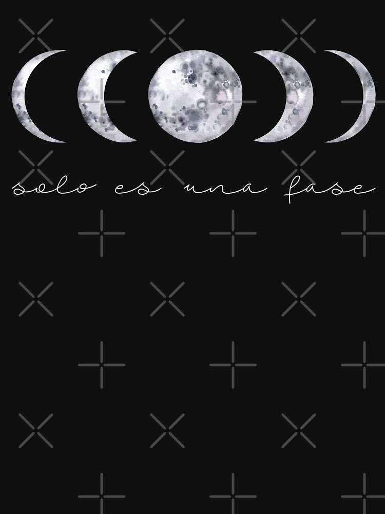 Solo es una fase. Fases lunares by FocusAndFlow T-Shirts, Hoodie, Sweatshirt | BlankRebels.com (Image 3)