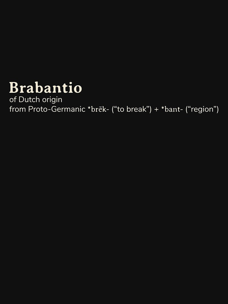 Brabantio name etymology by YourNameStory T-Shirts, Hoodie, Sweatshirt | BlankRebels.com (Image 3)