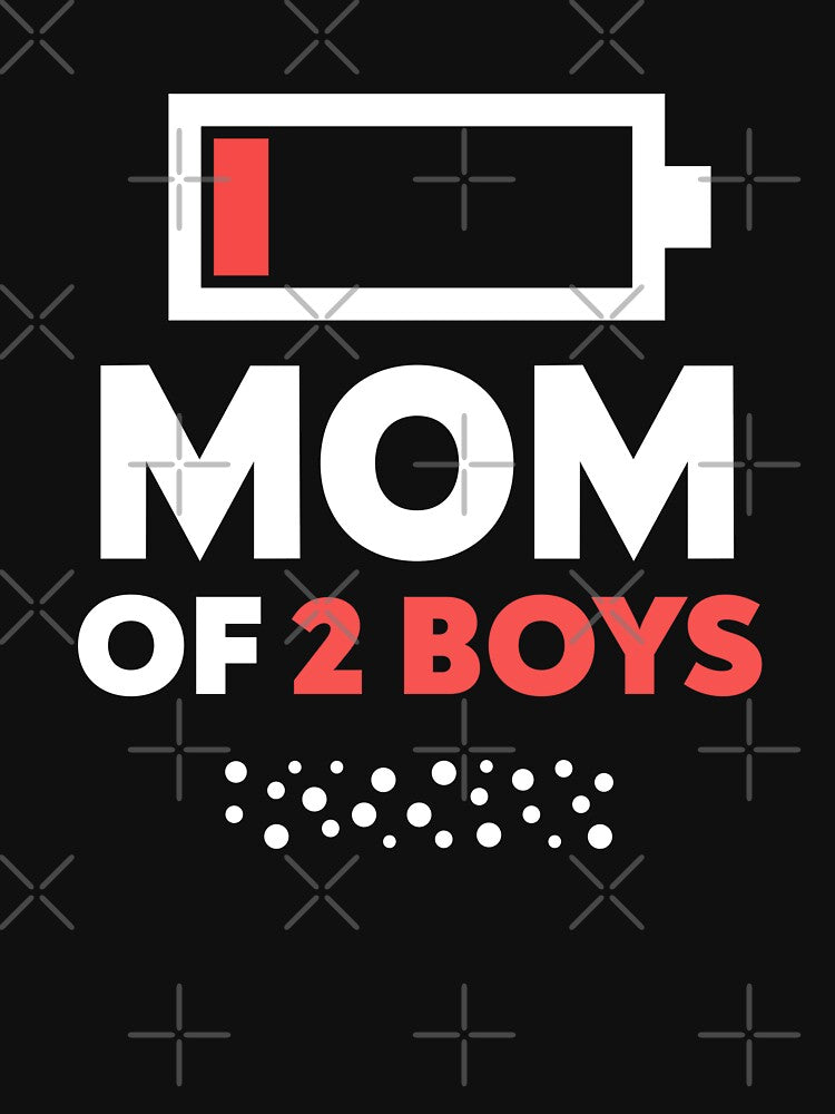 Mom Of 2 Boys by BhavyaBathla T-Shirts, Hoodie, Sweatshirt | BlankRebels.com (Image 3)