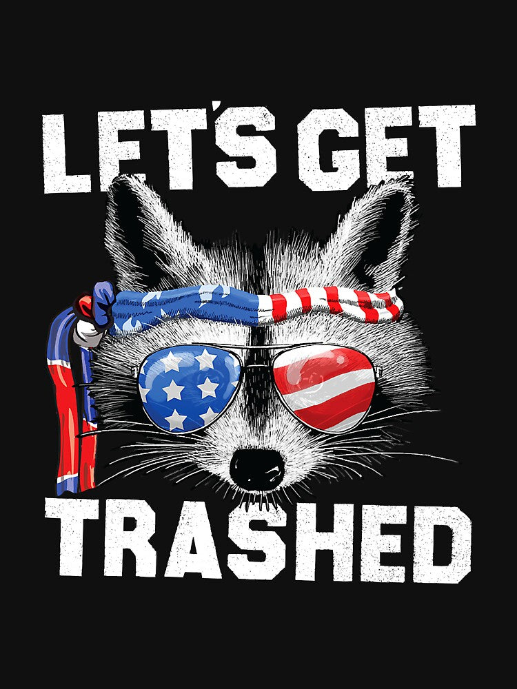 Rebel Raccoon Lets Get Trashed Trash by unassertive19 T-Shirts, Hoodie, Sweatshirt | BlankRebels.com (Image 3)