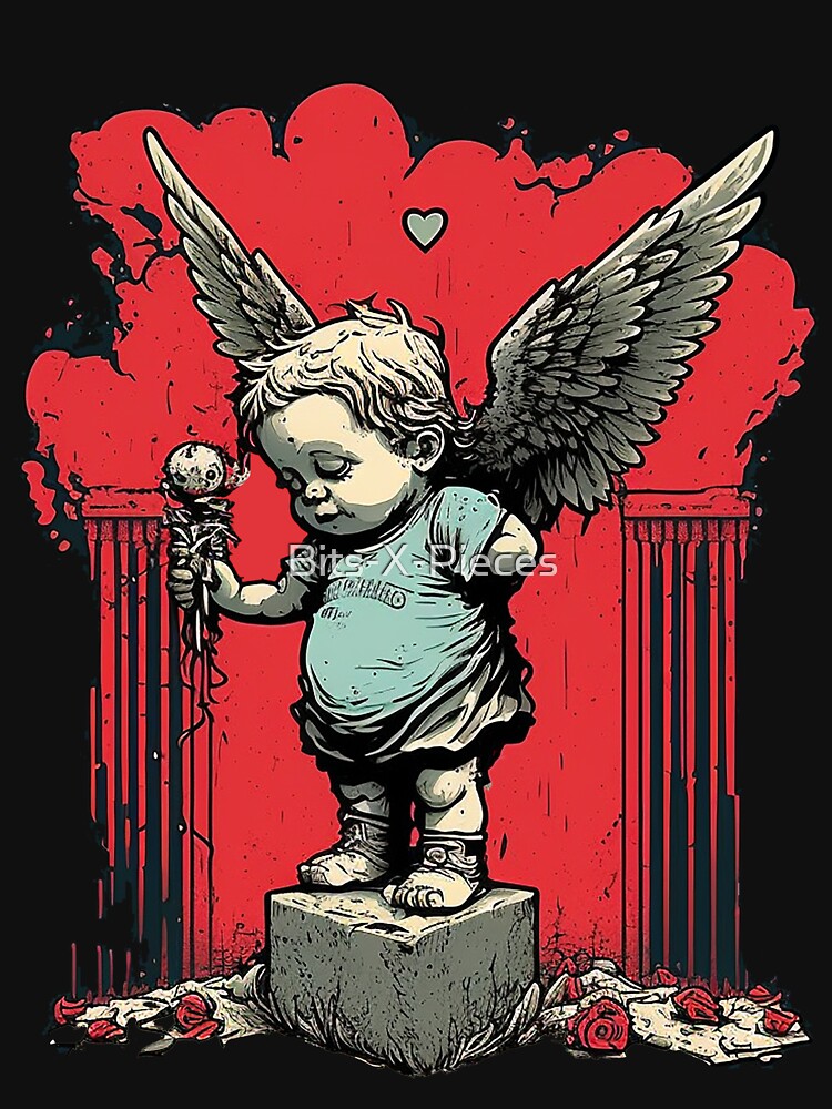Macabre Gothic Valentines Day Merchandise Dark Cherubs other Darkly Romantic Gift Ideas by Bits-X-Pieces... (Image 3)
