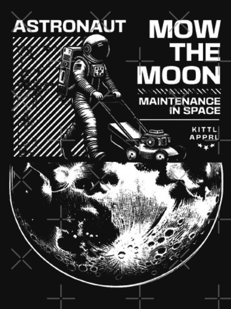 Astronaut cutting the moon T-Shirt by karim2556 Hoodie, Sweatshirt | BlankRebels.com (Image 3)
