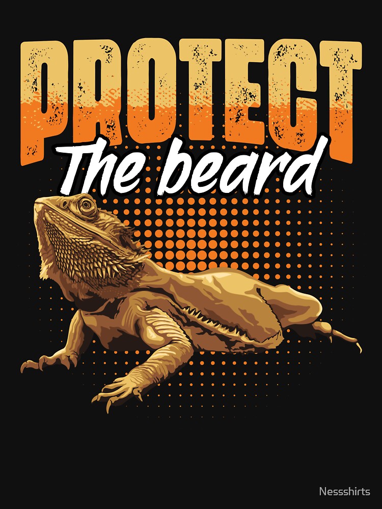 Protect The Funny Bearded Dragon Humor For Reptile Pet Lover by Nessshirts T-Shirts, Hoodie, Sweatshirt (Image 3)