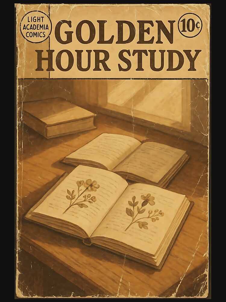 Light Academia: Golden hour study by bapupa T-Shirts, Hoodie, Sweatshirt | BlankRebels.com (Image 3)