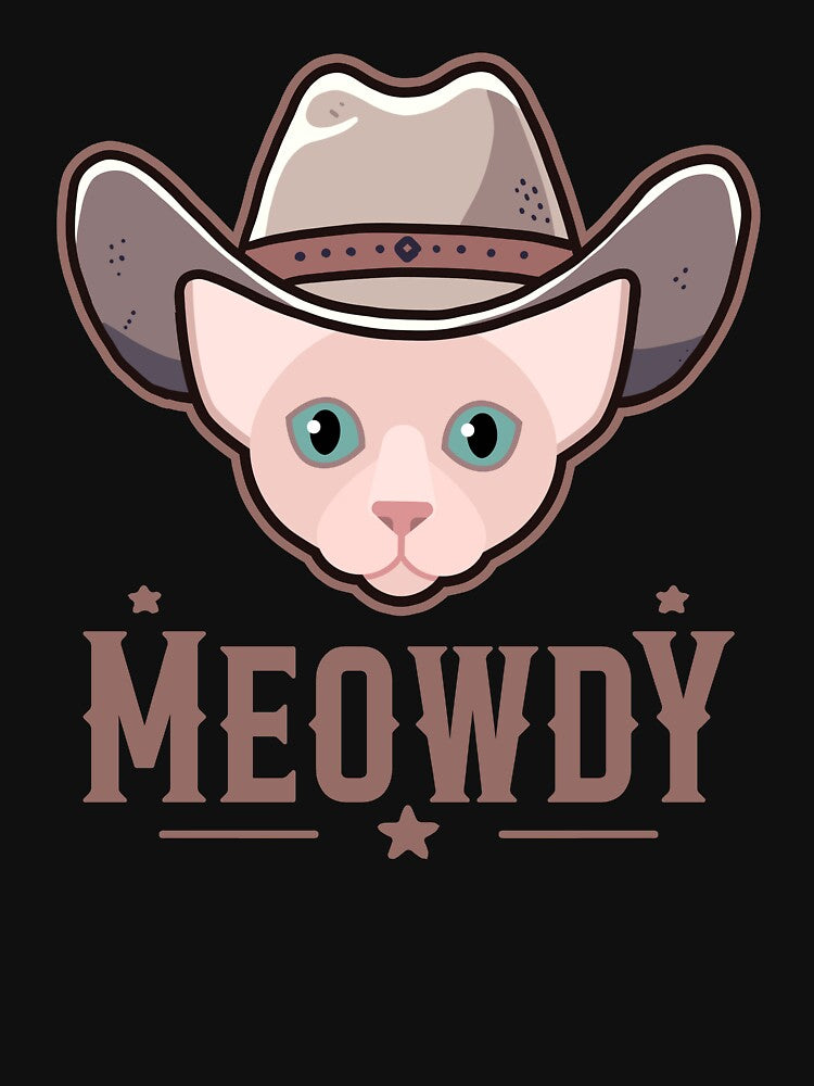 Sphynx Cat Meowdy by Clara Hollins T-Shirts, Hoodie, Sweatshirt | BlankRebels.com (Image 3)