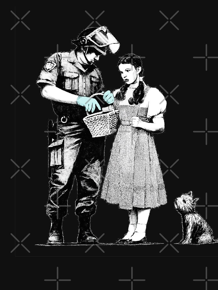 DOROTHY GRAFFITI BANKSY by T-paw