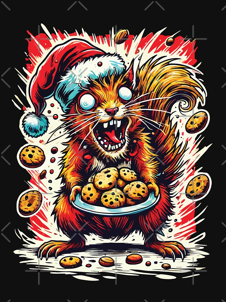 Christmas Stress Funny Mama Squirrel by LuminOrb T-Shirts, Hoodie, Sweatshirt | BlankRebels.com (Image 3)