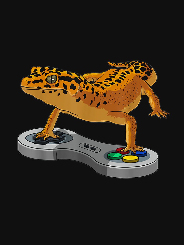 Funny Leopard Gecko Bearded Dragon Gift Kids Cool Gamers by loka-Art T-Shirts, Hoodie, Sweatshirt | BlankRebels.com (Image 3)