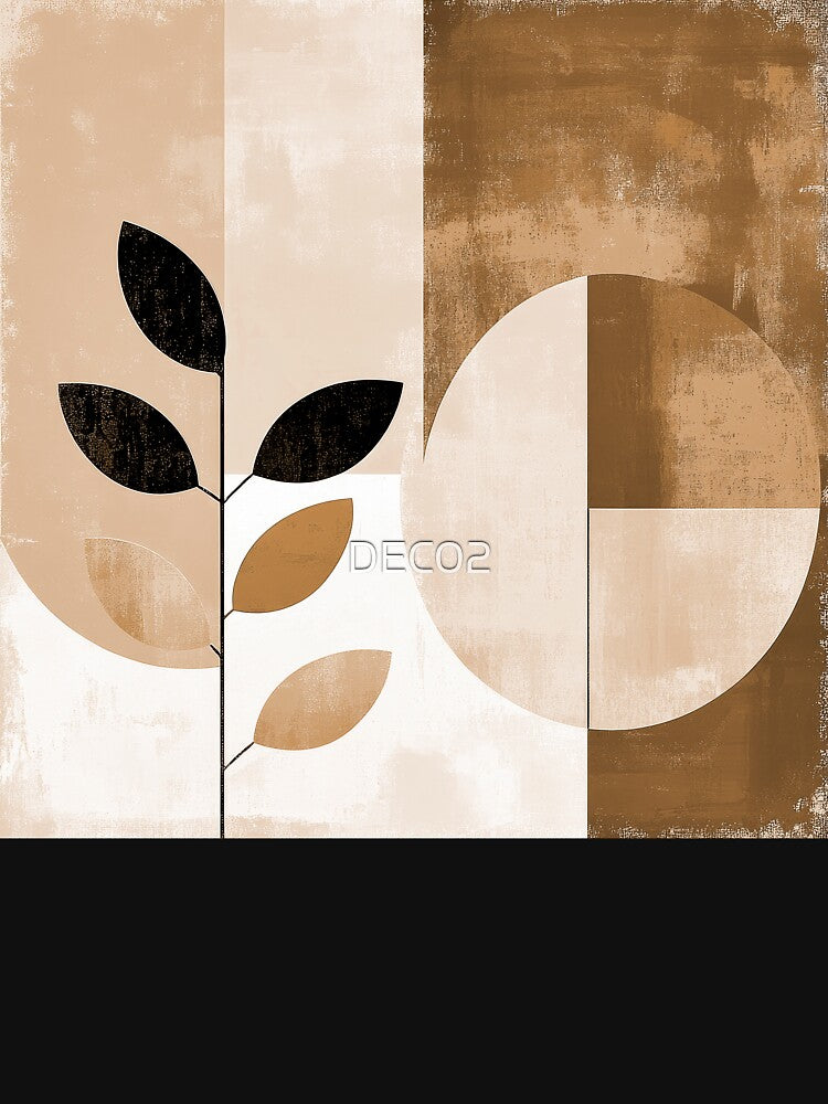 Boho Geometric Abstract Shapes In Rich Sepia-Tones by DEC02 T-Shirts, Hoodie, Sweatshirt | BlankRebels.com (Image 3)