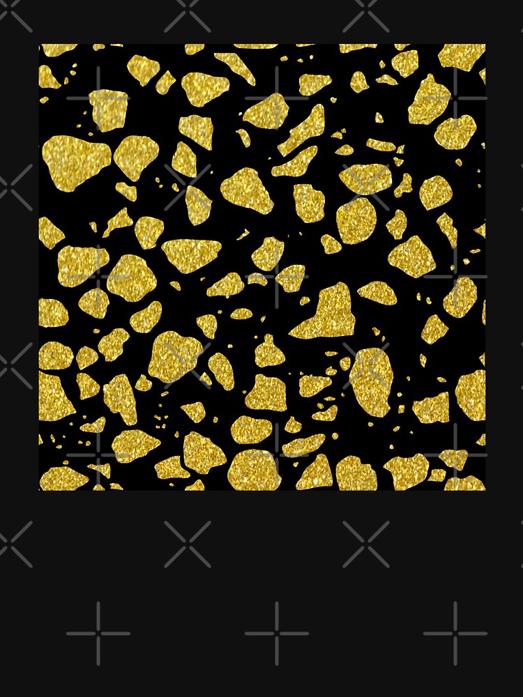 Terrazzo Gold Glitter Pattern by virilamissa T-Shirts, Hoodie, Sweatshirt | BlankRebels.com (Image 3)