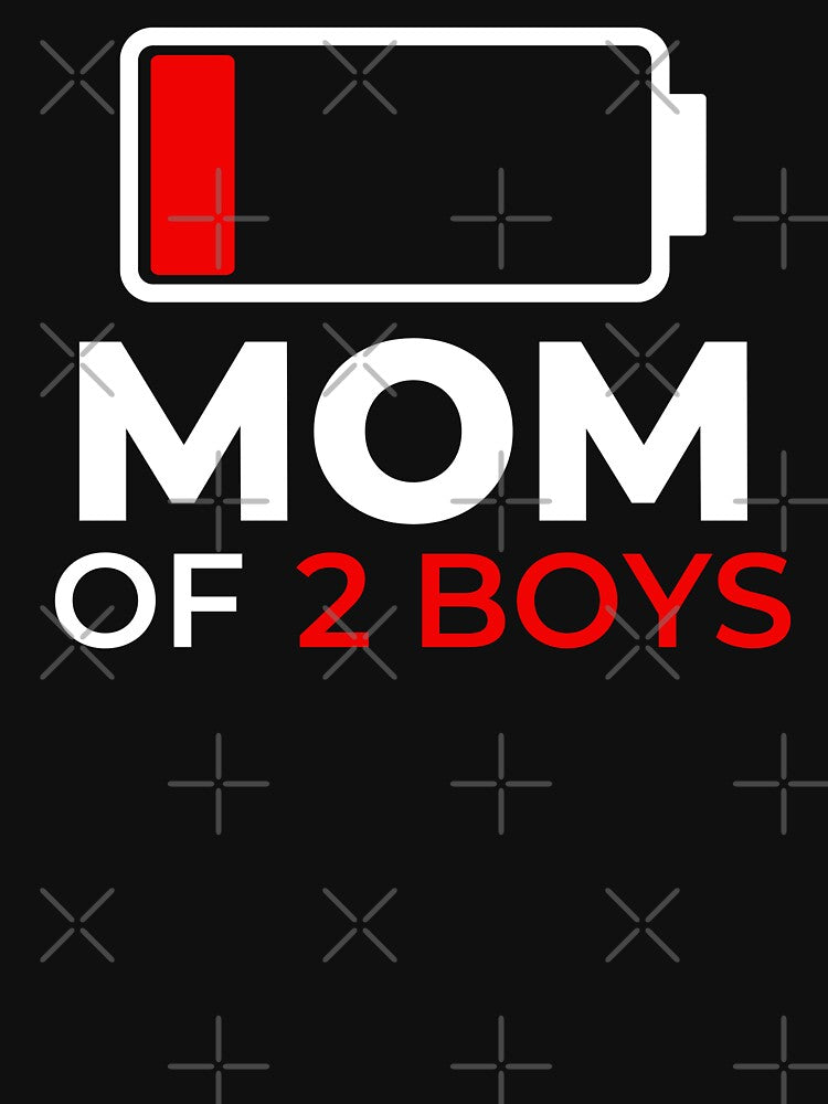 Mom of 2 Boys Shirt Gift from Son Mothers Day Birthday Women by Mo Foudah Hoodie, Sweatshirt | BlankRebels.com (Image 3)
