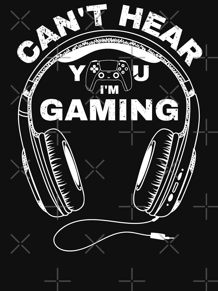 Can't Hear You I'm Gaming by rudekitten T-Shirts, Hoodie, Sweatshirt | BlankRebels.com (Image 3)