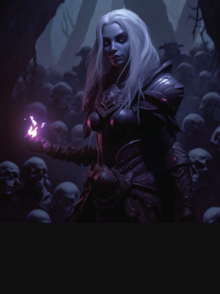 Female Drow Warrior by Fungal-Art T-Shirts, Hoodie, Sweatshirt | BlankRebels.com (Image 3)