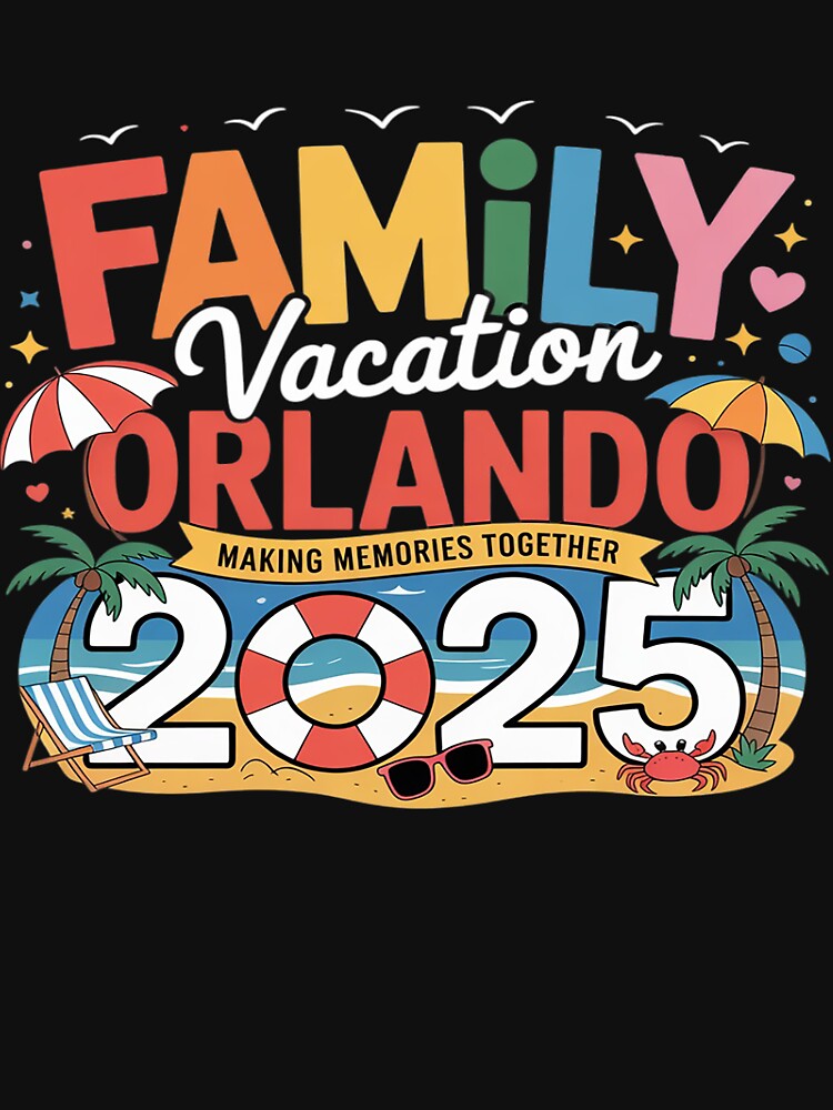 Orlando Family Vacation 2025 Matching Family Summer Trip by katherintration T-Shirts, Hoodie, Sweatshirt (Image 3)