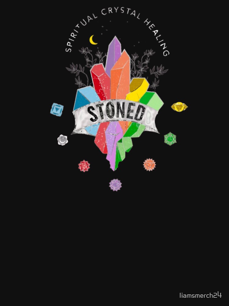 Stoned Crystal Healing by Iiamsmerch24 T-Shirts, Hoodie, Sweatshirt | BlankRebels.com (Image 2)