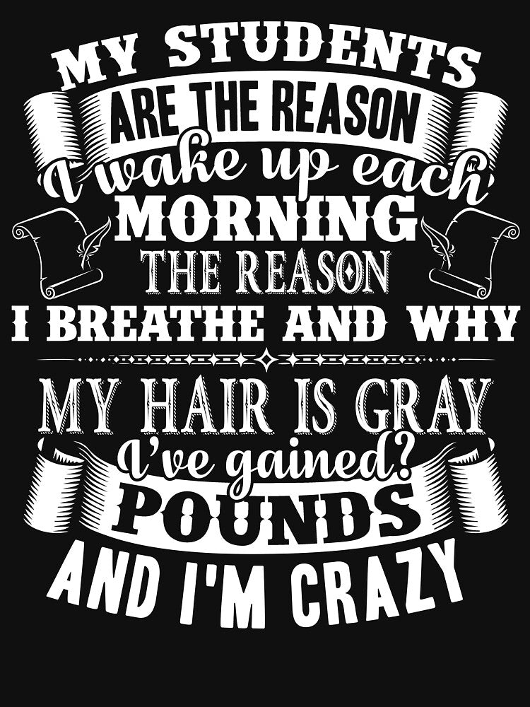 Teacher - I'm The Crazy Teacher by UnknownArtistt T-Shirts, Hoodie, Sweatshirt | BlankRebels.com (Image 3)