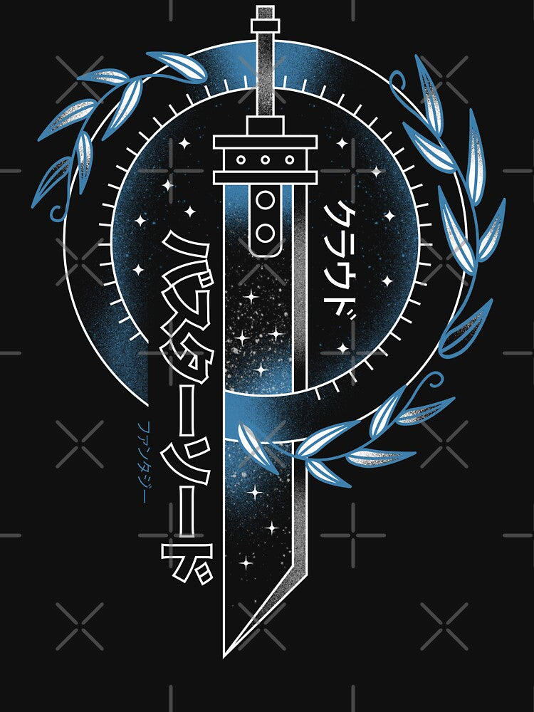 Buster Sword Tattoo Emblem by Lagelantee T-Shirts, Hoodie, Sweatshirt | BlankRebels.com (Image 3)