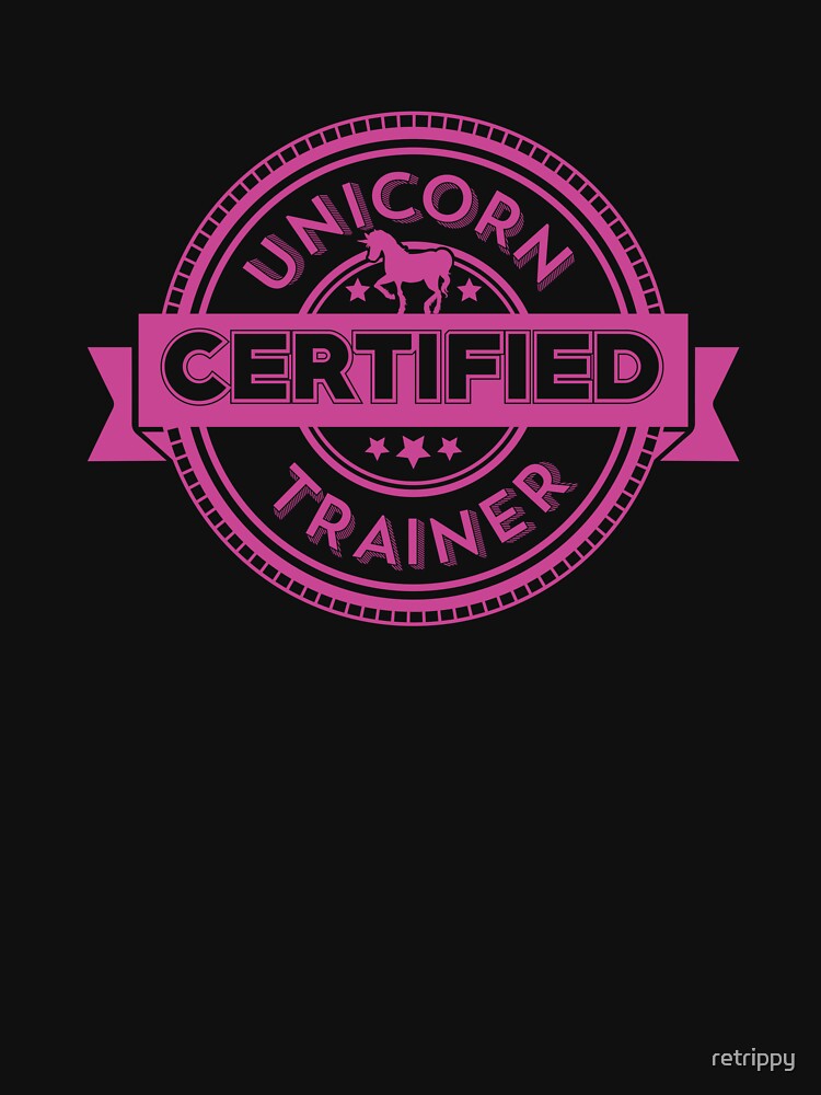 Certified Unicorn trainer Funny by retrippy T-Shirts, Hoodie, Sweatshirt | BlankRebels.com (Image 3)