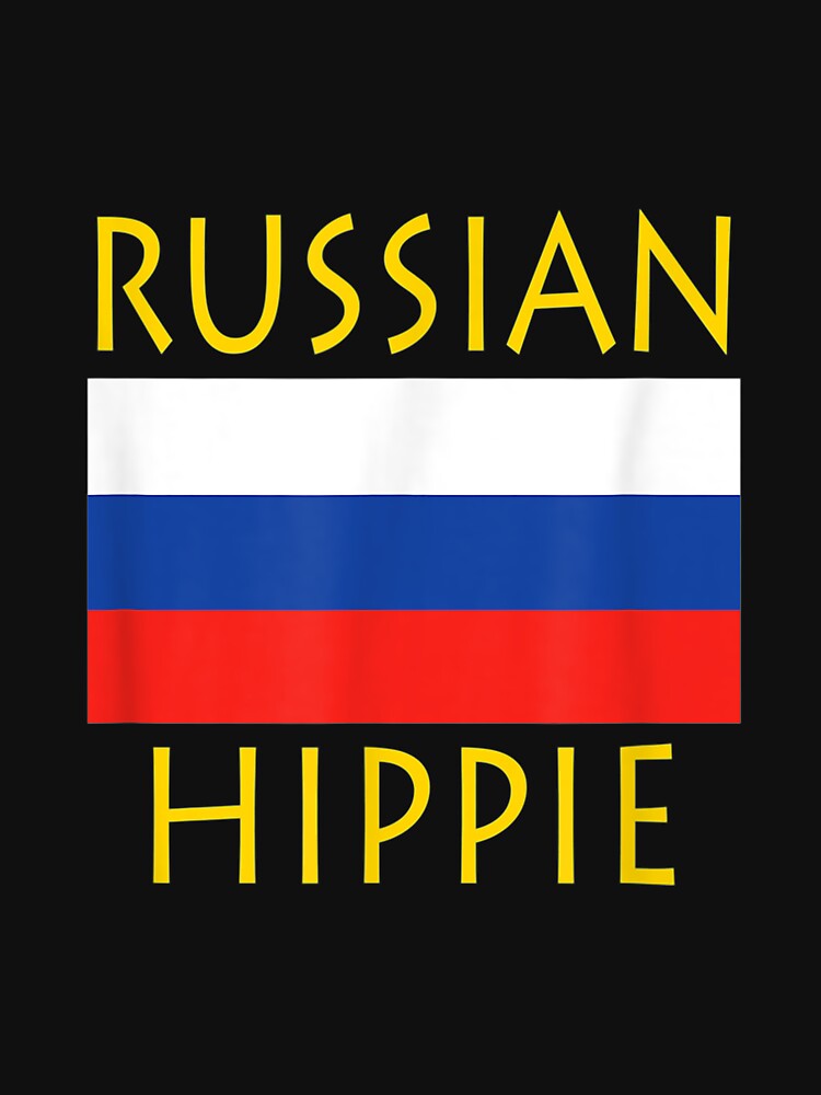 Russian Flag Hippie by morrees T-Shirts, Hoodie, Sweatshirt | BlankRebels.com (Image 3)