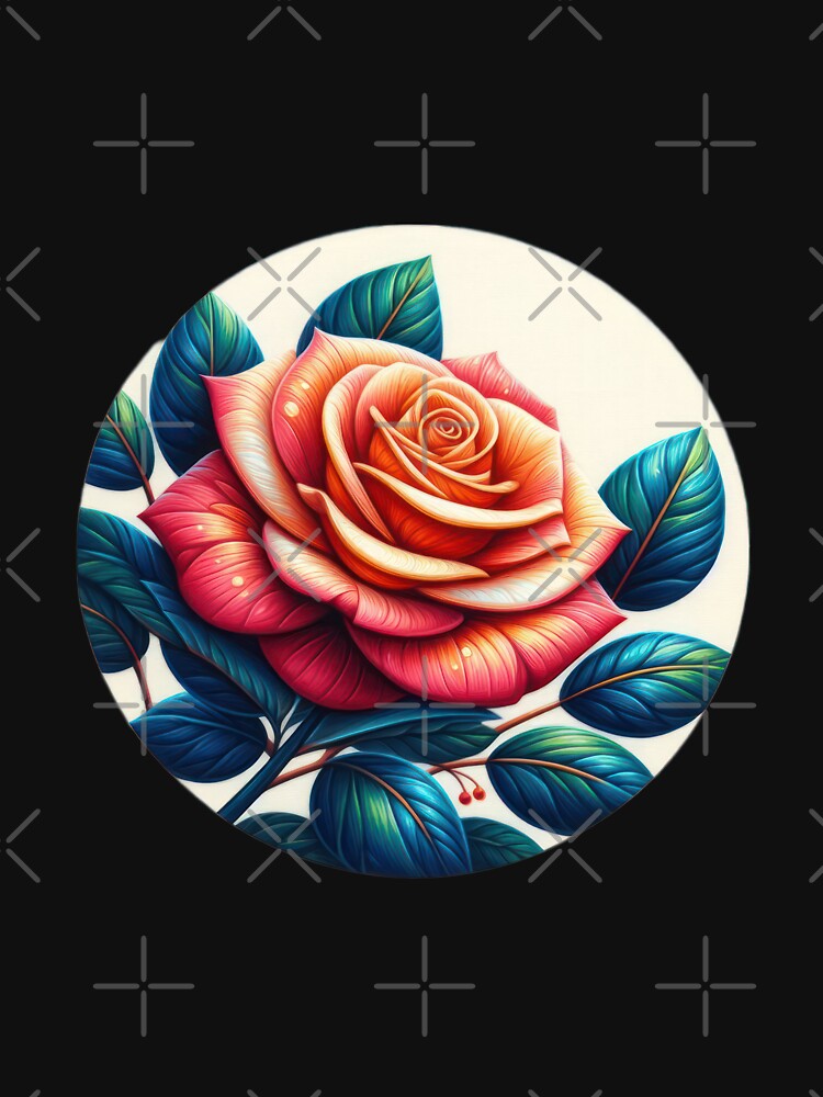 Rose with leaves Botanical Beauty Floral Arrangements by Expressions-Sel T-Shirts, Hoodie, Sweatshirt (Image 3)