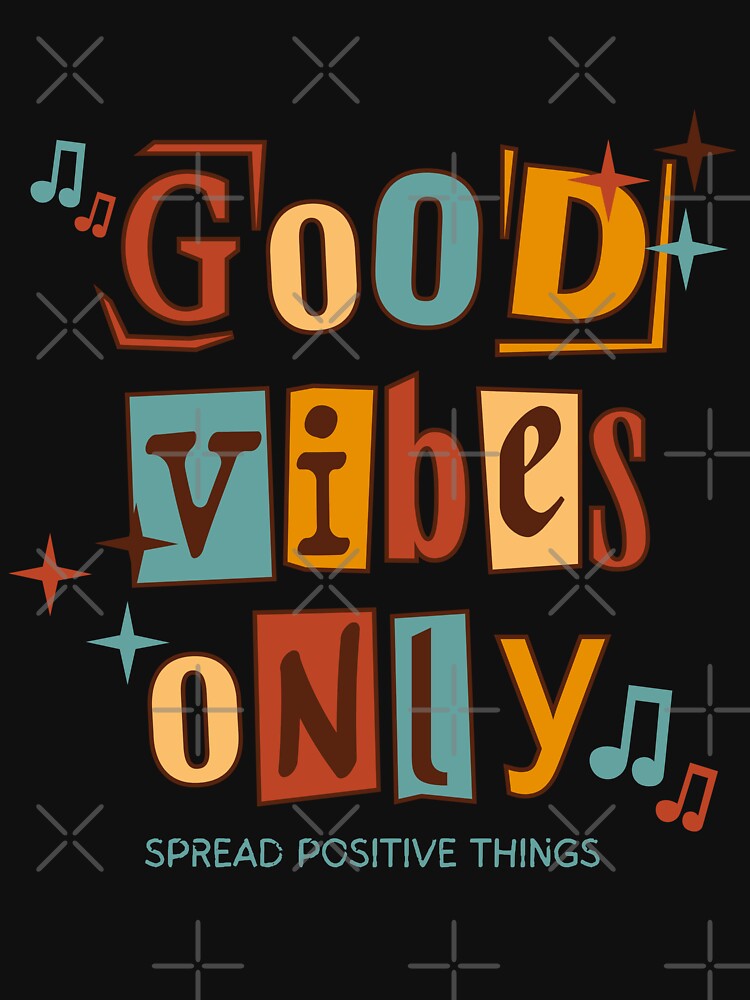 Good Vibes Only  good vibes only, positive vibes, aspirational, lotus, flower, nature, yellow, 70s feeling , be... (Image 3)