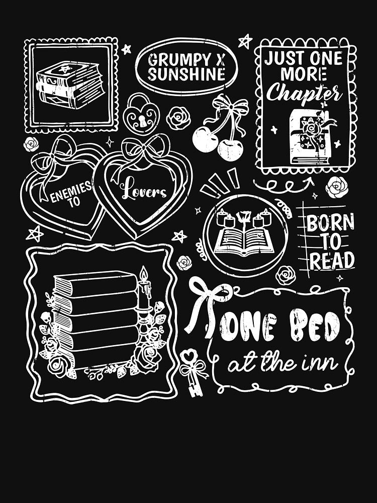 Bookish Romance Reader by andreallustd T-Shirts, Hoodie, Sweatshirt | BlankRebels.com (Image 3)